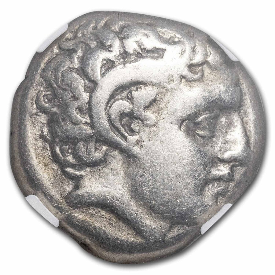 Cyrenaica Cyrene AR Didrachm 308-277 BC VF NGC (Extinct Silphium)