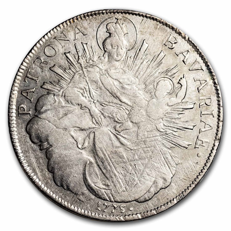 (1760-1777) German States Bavaria Silver Conventionthaler VF-XF