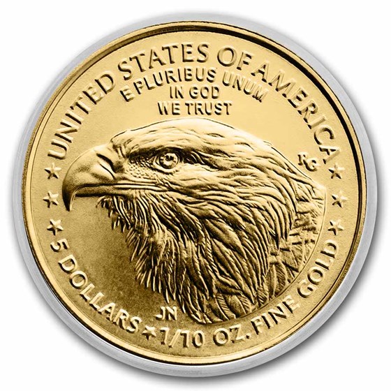 2026 1/10 oz American Gold Eagle - w/Fireplace &amp; Wreath Card