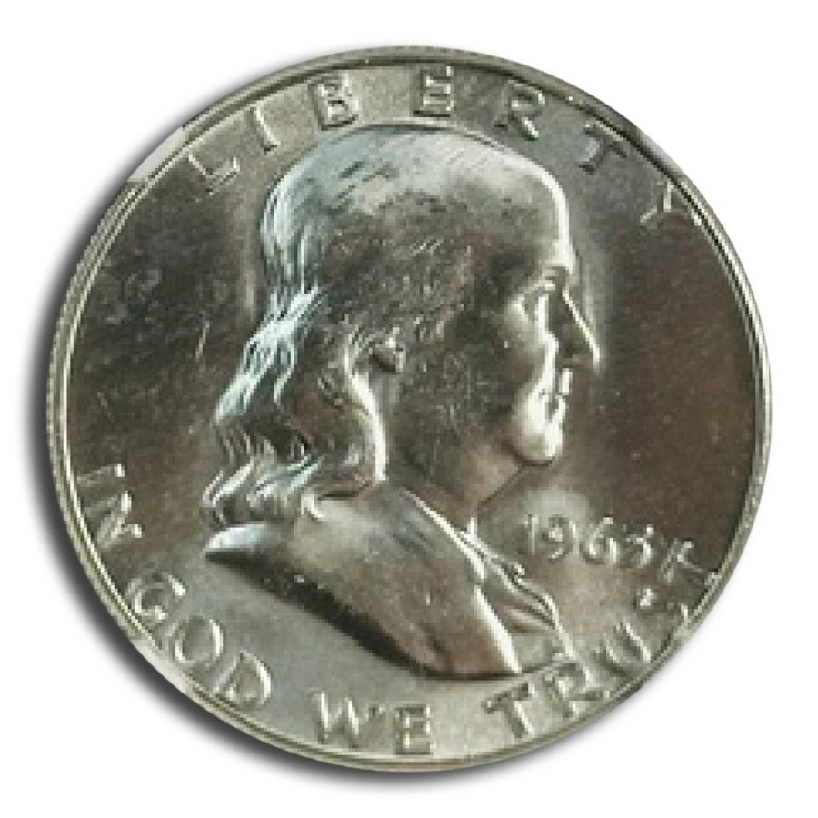 1963 Franklin Half Dollar MS-66 NGC (FBL)