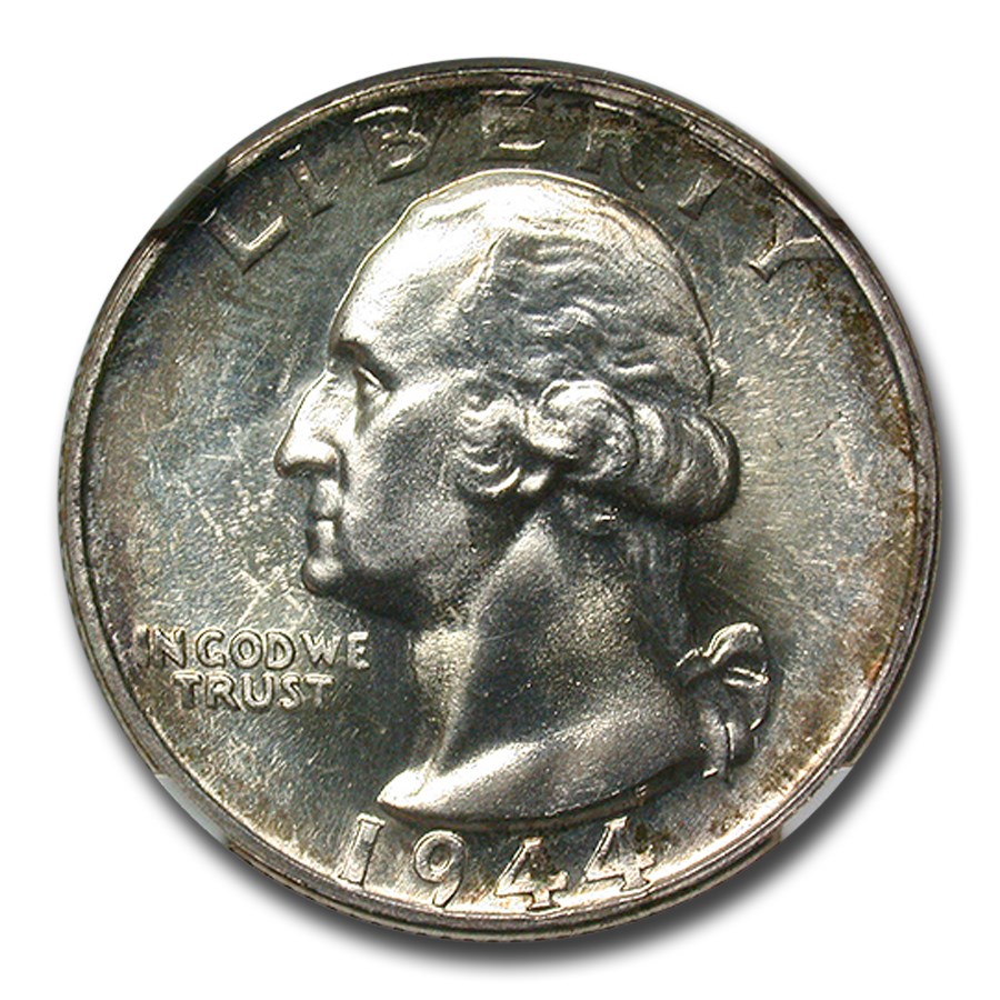 1944-S Washington Quarter MS-68 NGC