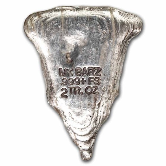 2 oz Hand Poured Silver - Spooky Pizza