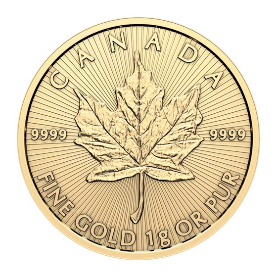 2024 1 gram Gold Maple Leafs Maplegram25™ (In Assay)