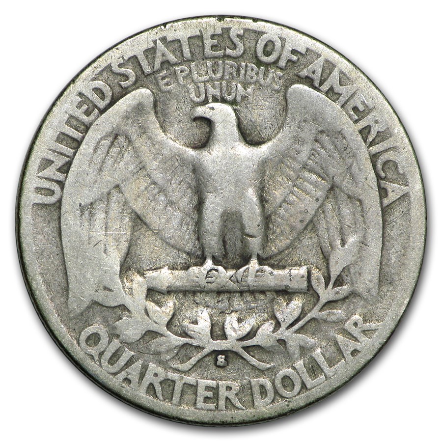 1932-S Washington Quarter VG