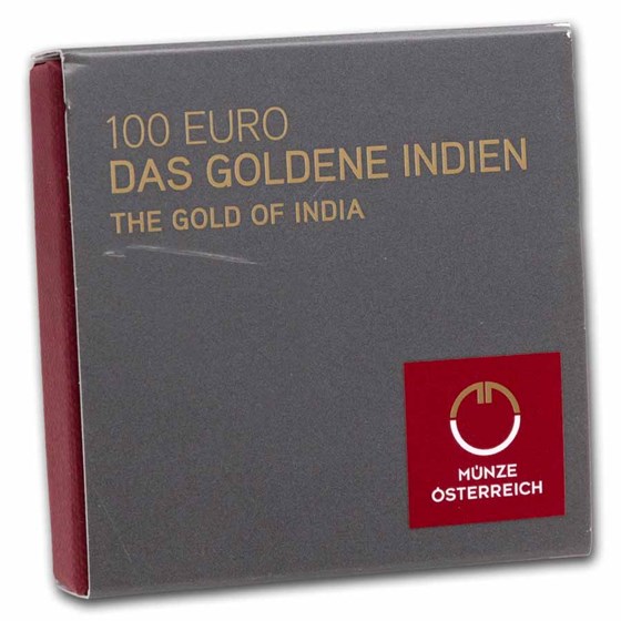 2023 Austria Pf Gold €100 Magic of Gold (The Gold of India)