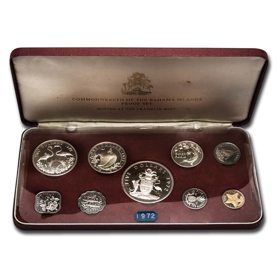 1972 Bahamas 9-Piece Proof Set