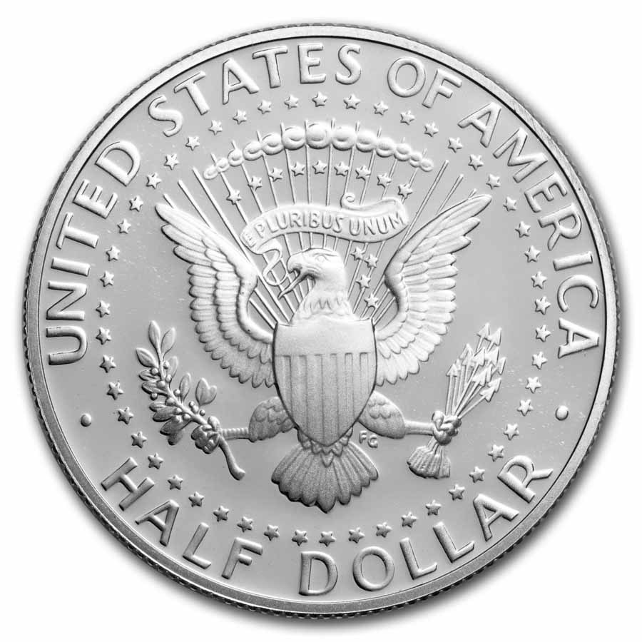 2008-S Silver Kennedy Half Dollar 20-Coin Roll Proof
