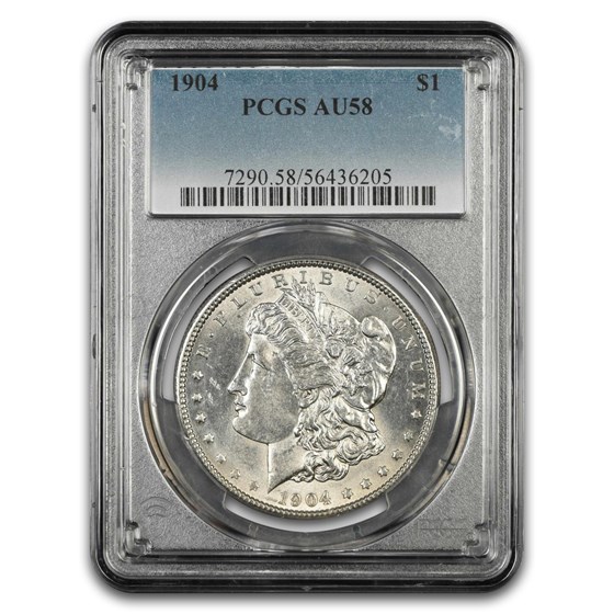 1904 Morgan Dollar AU-58 PCGS