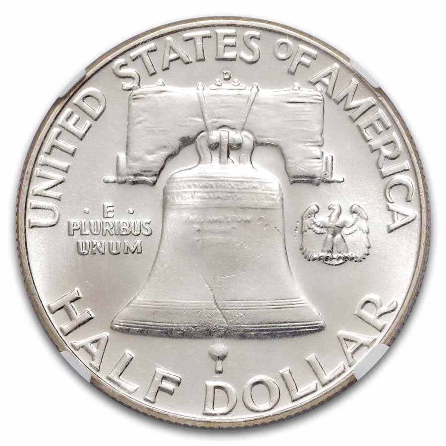 1963-D Franklin Half Dollar MS-66+ NGC