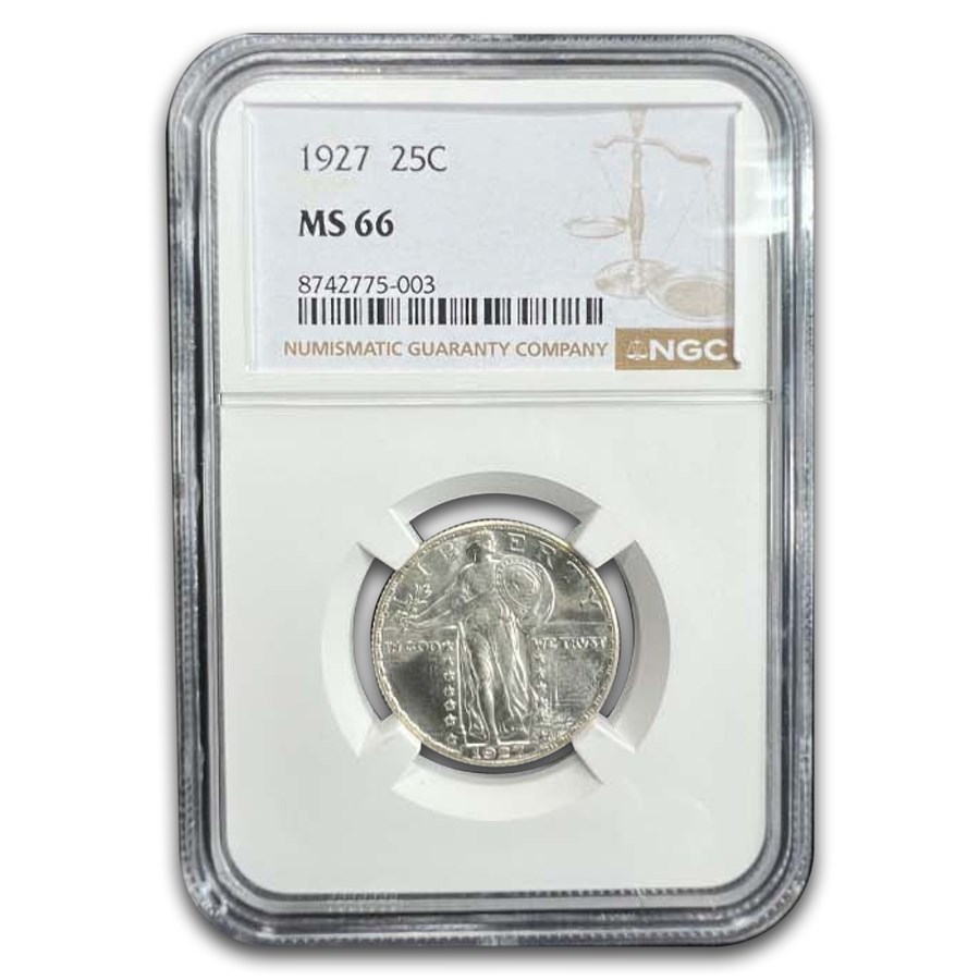 1927 Standing Liberty Quarter MS-66 NGC
