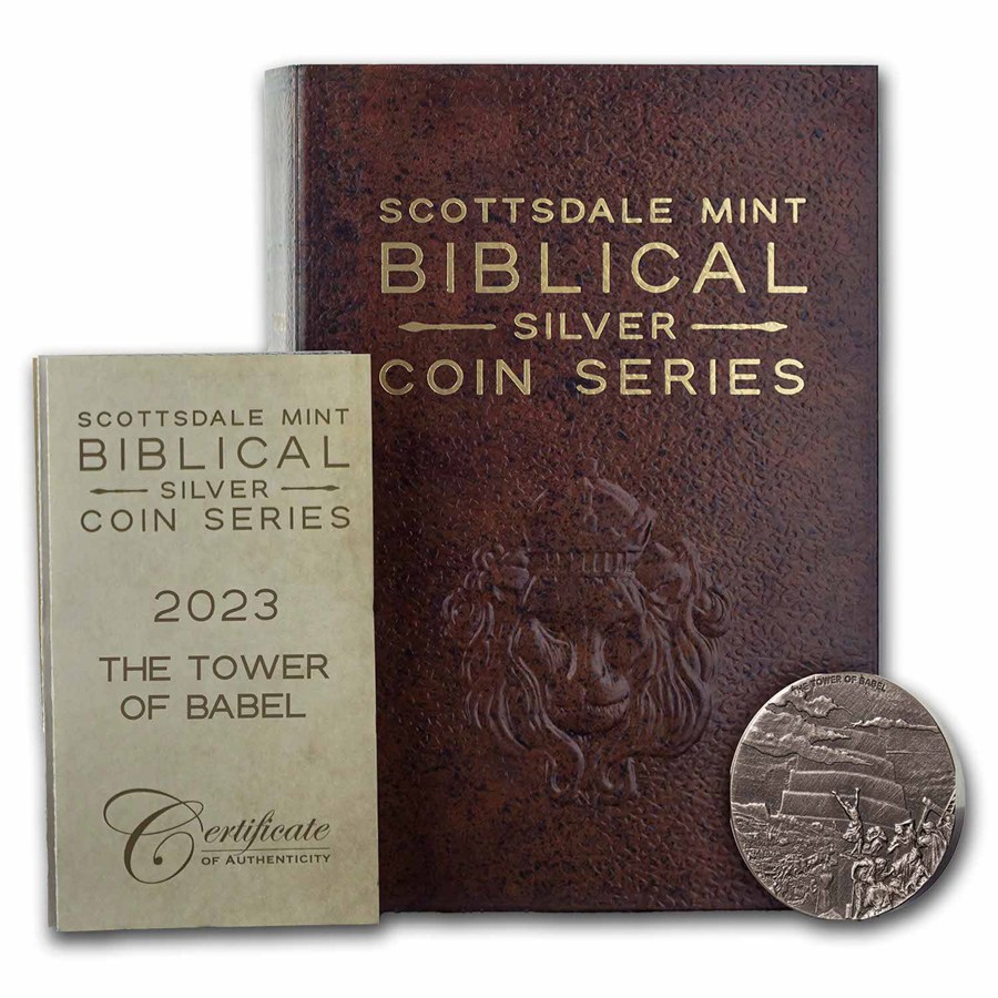 2023 2 oz Silver Coin - Biblical Series (The Tower of Babel)