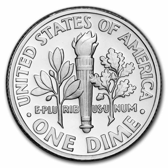 1998-S Roosevelt Dime 50-Coin Roll Proof (Silver)