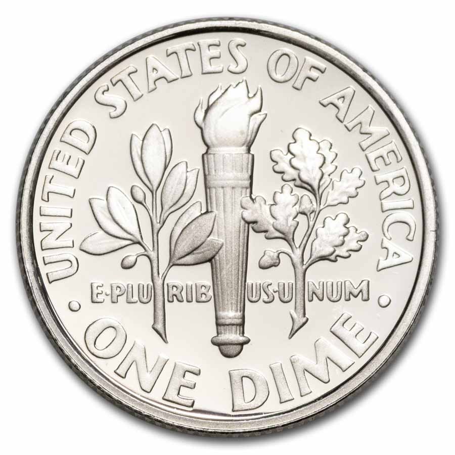 2007-S Roosevelt Dime 50-Coin Roll Proof (Silver)