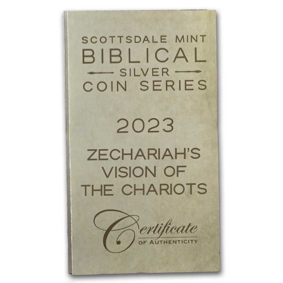 2023 2 oz Silver Coin - Biblical Series (Zechariah's Vision)