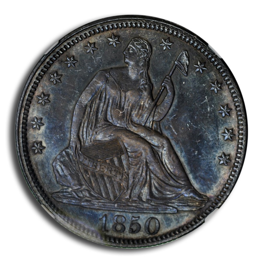 1850 Liberty Seated Half Dollar MS-65 NGC