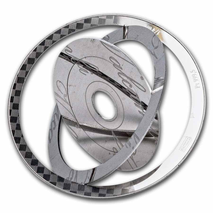 1 oz Platinum Round - Valcambi Armillary