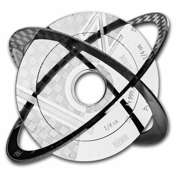 1 oz Platinum Round - Valcambi Armillary