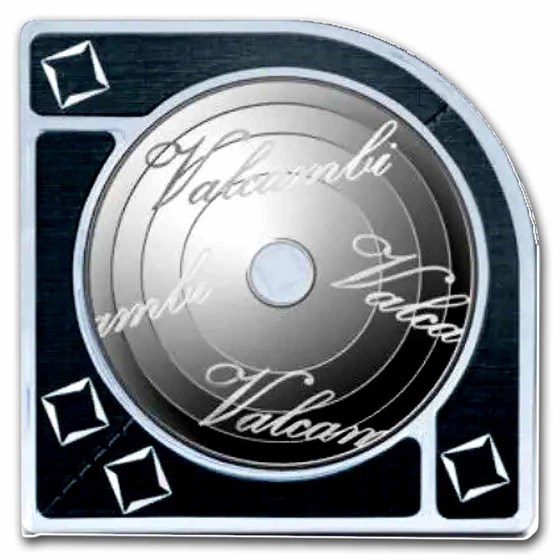1 oz Platinum Round - Valcambi Armillary