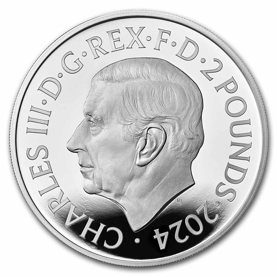 2024 GB 1 oz Silver Myths &amp; Legends Robin Hood Prf (Box &amp; COA)