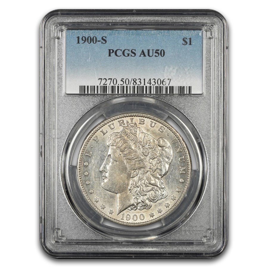 1900-S Morgan Dollar AU-50 PCGS