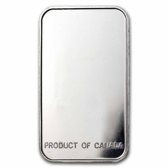 1 oz Silver Bar - Bullion Equity Canada