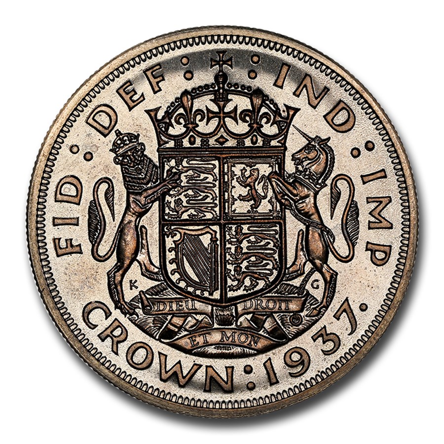 1937 Great Britain Silver Crown George VI PF-66 NGC