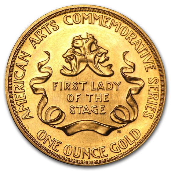 U.S. Mint 1 oz Gold Commemorative Arts Medal Helen Hayes