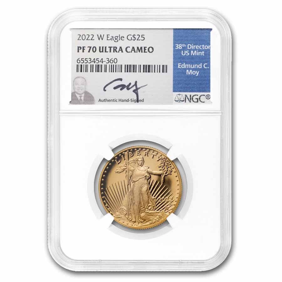 2022-W 1/2 oz Proof American Gold Eagle PF-70 NGC