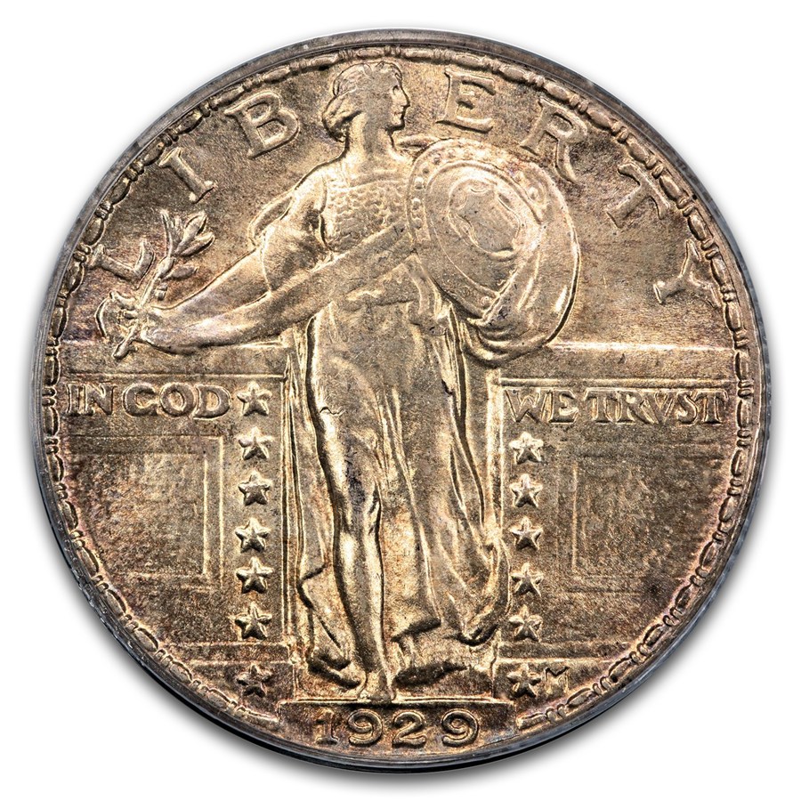 1929 Standing Liberty Quarter MS-64 PCGS CAC