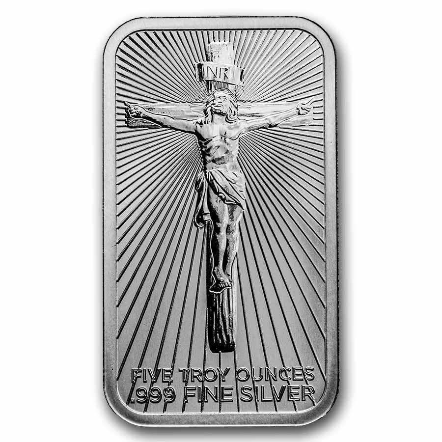 5 oz Silver Bar - Jesus