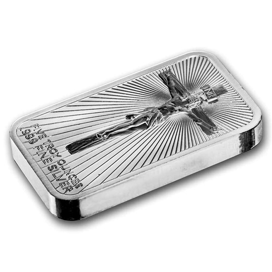 5 oz Silver Bar - Jesus