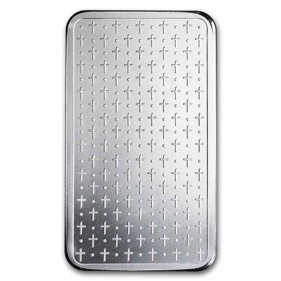 10 oz Silver Bar - Jesus