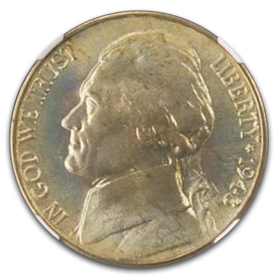 1943-D Silver Jefferson Nickel MS-68 NGC (FS)