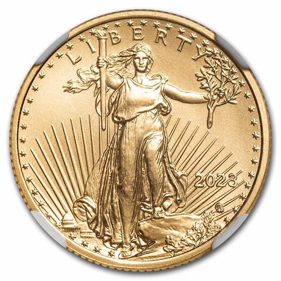 2023 1/4 oz American Gold Eagle MS-70 NGC