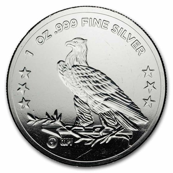 1 oz Silver Round - Incuse Indian