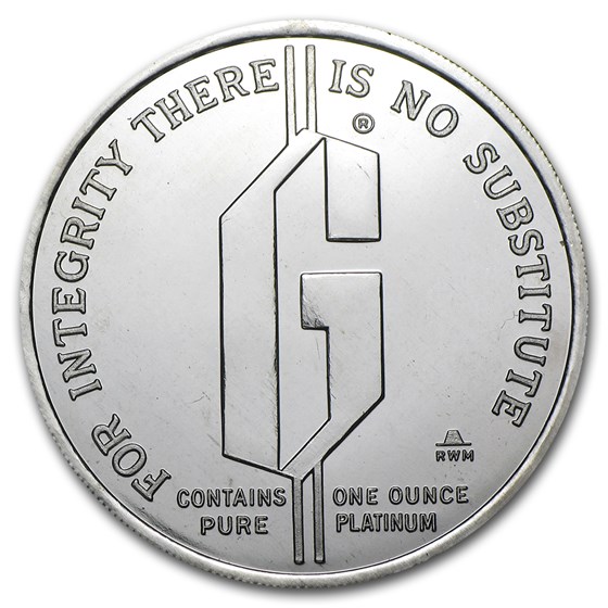 1 oz Platinum Round - Secondary Market