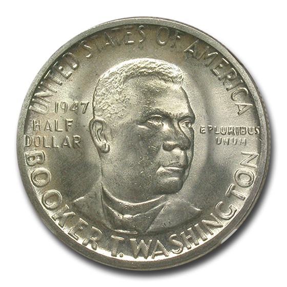 1947 Booker T. Washington Half Dollar MS-67+ NGC