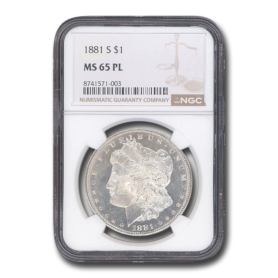 1881-S Morgan Dollar MS-65 NGC (PL)