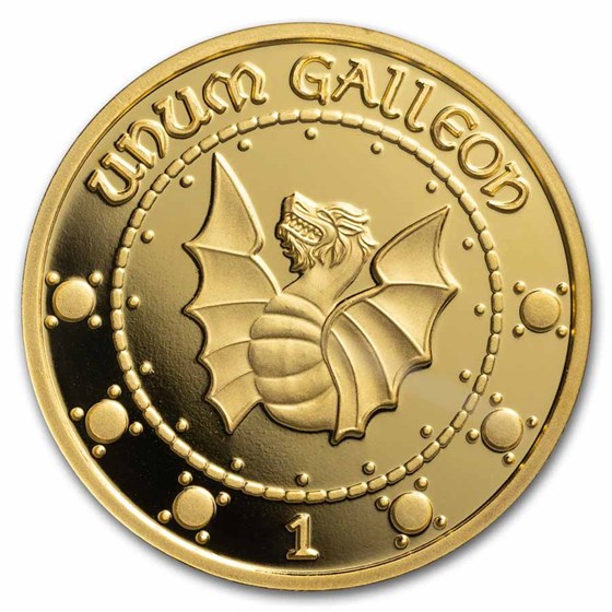 Harry Potter 1 oz Gold, Silver and Copper 3-Coin Proof Set