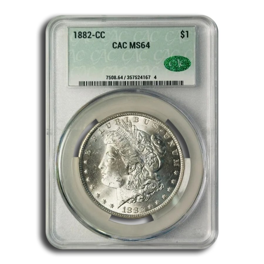 1882-CC Morgan Dollar MS-64 CACG
