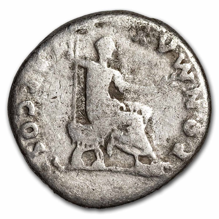 Roman Empire AR Denarius Vespasian 69-79 AD VG (Random)