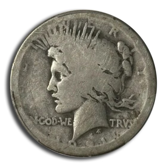 1921 Peace Dollar Fair-2 PCGS (High Relief)