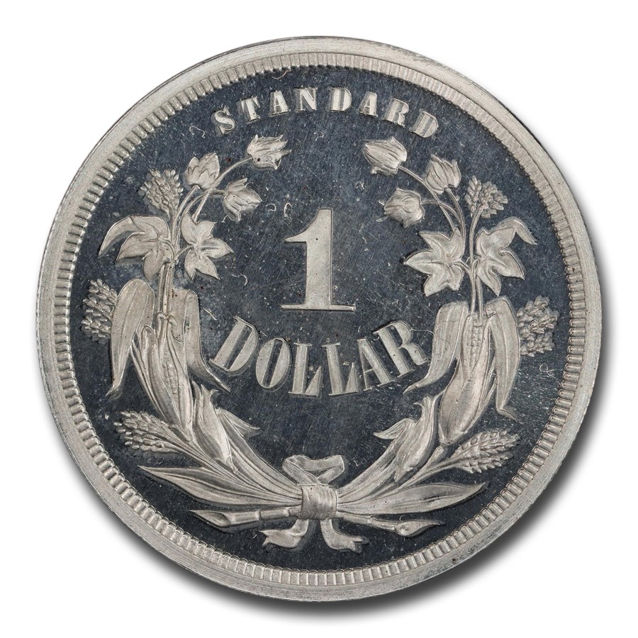 1871 Liberty Seated Dollar Pattern PR-66 DCAM PCGS (J-1137)