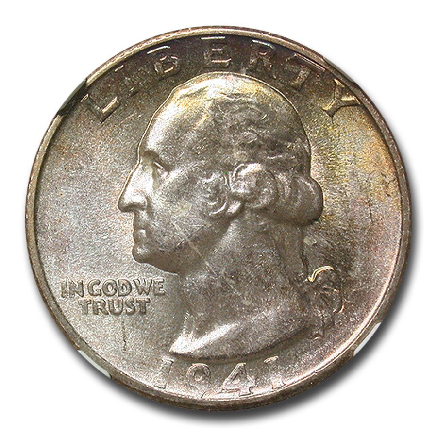 1941-S Washington Quarter MS-67+ NGC