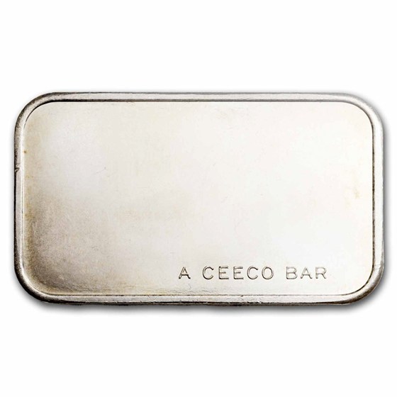 1 oz Silver Art Bar - Ceeco Enamel (Random Motif)
