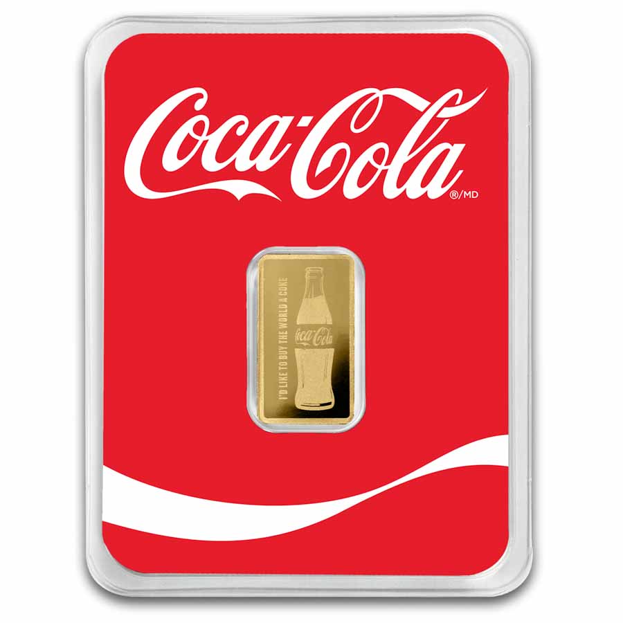 1/2 gram Gold Bar in TEP - Coca-Cola®