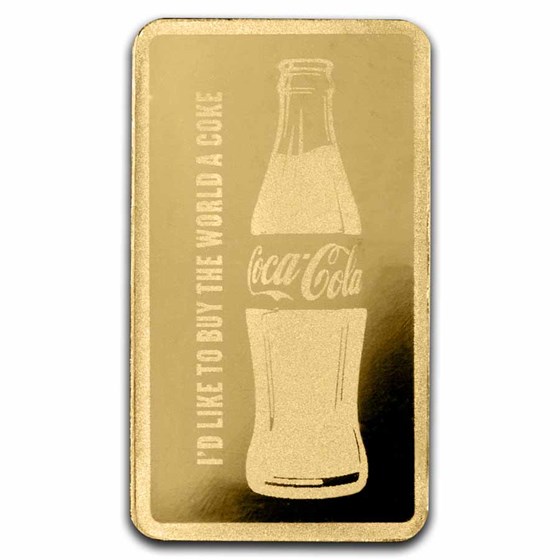 1/2 gram Gold Bar in TEP - Coca-Cola®