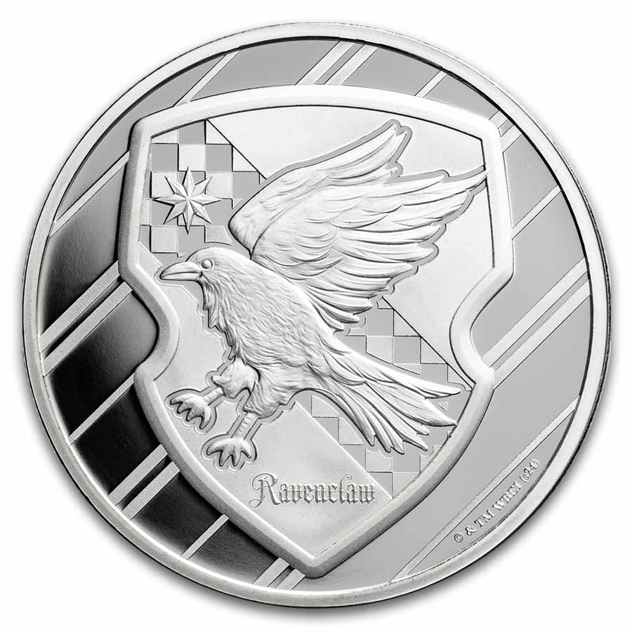 Harry Potter 1 oz Silver Houses; Ravenclaw BU