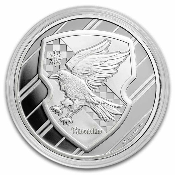 Harry Potter 1 oz Silver Houses; Ravenclaw BU