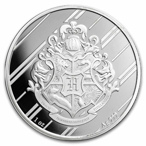 Harry Potter 1 oz Silver Houses; Gryffindor BU